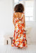 The Laylo Dress - Orange Mocha - Sparrow & Finch Boutique
