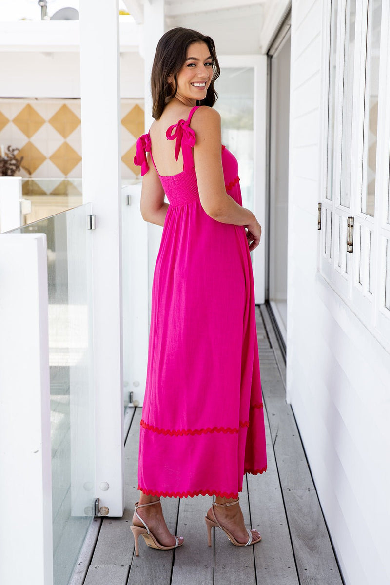 The Laylo Dress - Pink Pony
