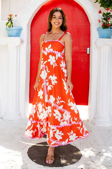 The Laylo Dress - Sun - kissed Blooms - Sparrow & Finch Boutique