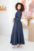 The Leah Dress - Navy - Sparrow & Finch Boutique