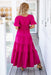 The Leisha Dress - Bright Pink - Sparrow & Finch Boutique
