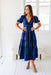 The Leisha Dress - Navy Blue - Sparrow & Finch Boutique