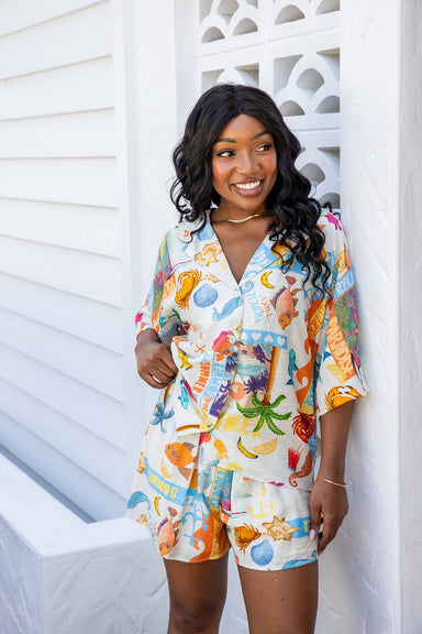 The Leta Shirt - Beachy Bliss - Sparrow & Finch Boutique