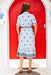 The Letizia Dress - Blue Majesta - Sparrow & Finch Boutique