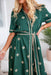 The Letizia Dress - Emerald Majesta - Sparrow & Finch Boutique
