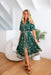 The Letizia Dress - Emerald Majesta - Sparrow & Finch Boutique
