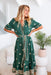 The Letizia Dress - Emerald Majesta - Sparrow & Finch Boutique