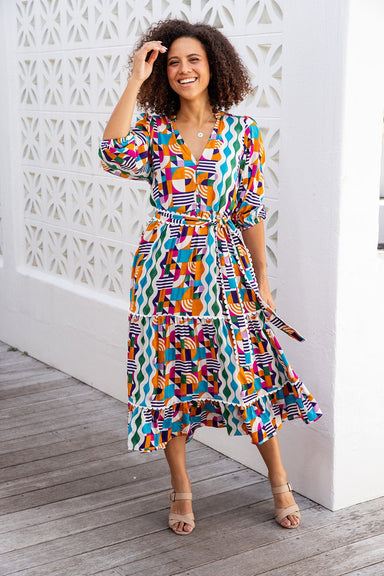 The Lilith Dress - Pop Art - Sparrow & Finch Boutique