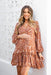 The Lola Dress - Floral Russet - Sparrow & Finch Boutique