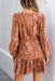 The Lola Dress - Floral Russet - Sparrow & Finch Boutique