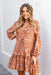 The Lola Dress - Floral Russet - Sparrow & Finch Boutique