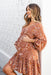 The Lola Dress - Floral Russet - Sparrow & Finch Boutique