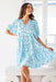 The Lopaz Dress - Portofino Blue - Sparrow & Finch Boutique