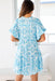 The Lopaz Dress - Portofino Blue - Sparrow & Finch Boutique
