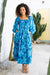 The Lucia Dress - Blue Petal - Sparrow & Finch Boutique