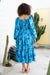 The Lucia Dress - Blue Petal - Sparrow & Finch Boutique