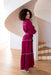 The Luciana Dress - Wineberry - Sparrow & Finch Boutique