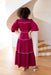 The Luciana Dress - Wineberry - Sparrow & Finch Boutique