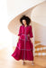 The Luciana Dress - Wineberry - Sparrow & Finch Boutique