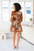 The Luella Dress - Cocoa Cabana - Sparrow & Finch Boutique