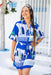 The Luno Dress - Paros Blue - Sparrow & Finch Boutique