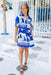 The Luno Dress - Paros Blue - Sparrow & Finch Boutique