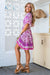 The Macy Dress - Blooming Purple - Sparrow & Finch Boutique
