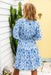 The Macy Dress - Blue Reef - Sparrow & Finch Boutique