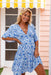 The Macy Dress - Blue Reef - Sparrow & Finch Boutique