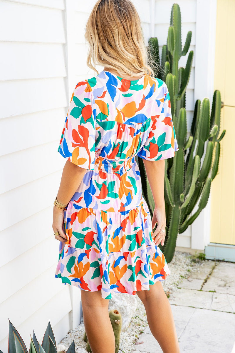 The Macy Dress - Coloured Oasis