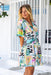The Macy Dress - Mediterranean Oasis - Sparrow & Finch Boutique
