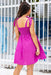 The Malia Dress - Magenta - Sparrow & Finch Boutique