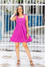 The Malia Dress - Magenta - Sparrow & Finch Boutique