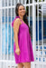 The Malia Dress - Magenta - Sparrow & Finch Boutique