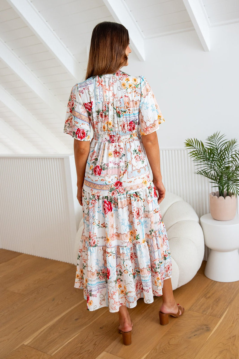 The Marina Dress - Peony