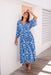 The Mauley Dress - Daydream Blue - Sparrow & Finch Boutique