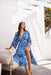 The Mauley Dress - Daydream Blue - Sparrow & Finch Boutique