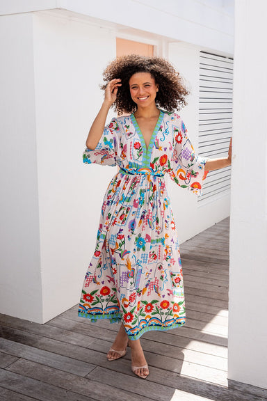 The Mauley Dress - Dreamscape - Sparrow & Finch Boutique