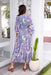 The Mauley Dress - Periwinkle - Sparrow & Finch Boutique