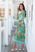 The Mauley Dress - Spanish Green - Sparrow & Finch Boutique