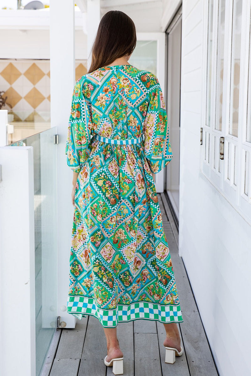 The Mauley Dress - Spanish Green