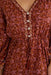 The Mera Dress - Floral Garnet - Sparrow & Finch Boutique