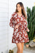 The Minerva Dress - Tropical Mocha - Sparrow & Finch Boutique