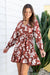 The Minerva Dress - Tropical Mocha - Sparrow & Finch Boutique