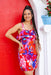 The Mira Dress - Crimson Cascade - Sparrow & Finch Boutique
