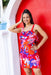 The Mira Dress - Crimson Cascade - Sparrow & Finch Boutique