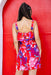 The Mira Dress - Crimson Cascade - Sparrow & Finch Boutique