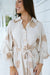 The Mireau Dress - Beige Foliage - Sparrow & Finch Boutique