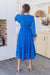 The Mireya Dress - Blue - Sparrow & Finch Boutique