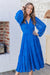 The Mireya Dress - Blue - Sparrow & Finch Boutique